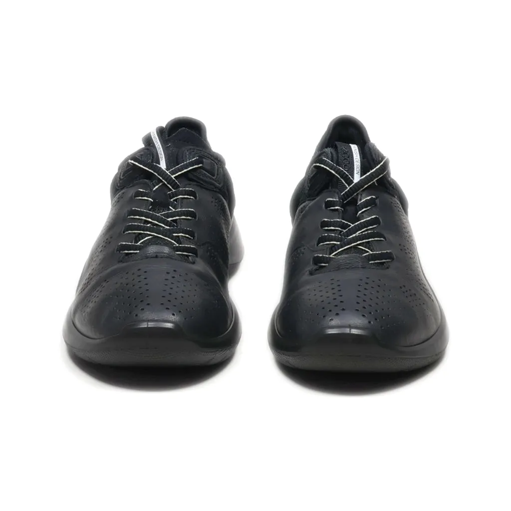 Ecco Soft 5 Low-Top Sneakers Leather Black Colour For Women