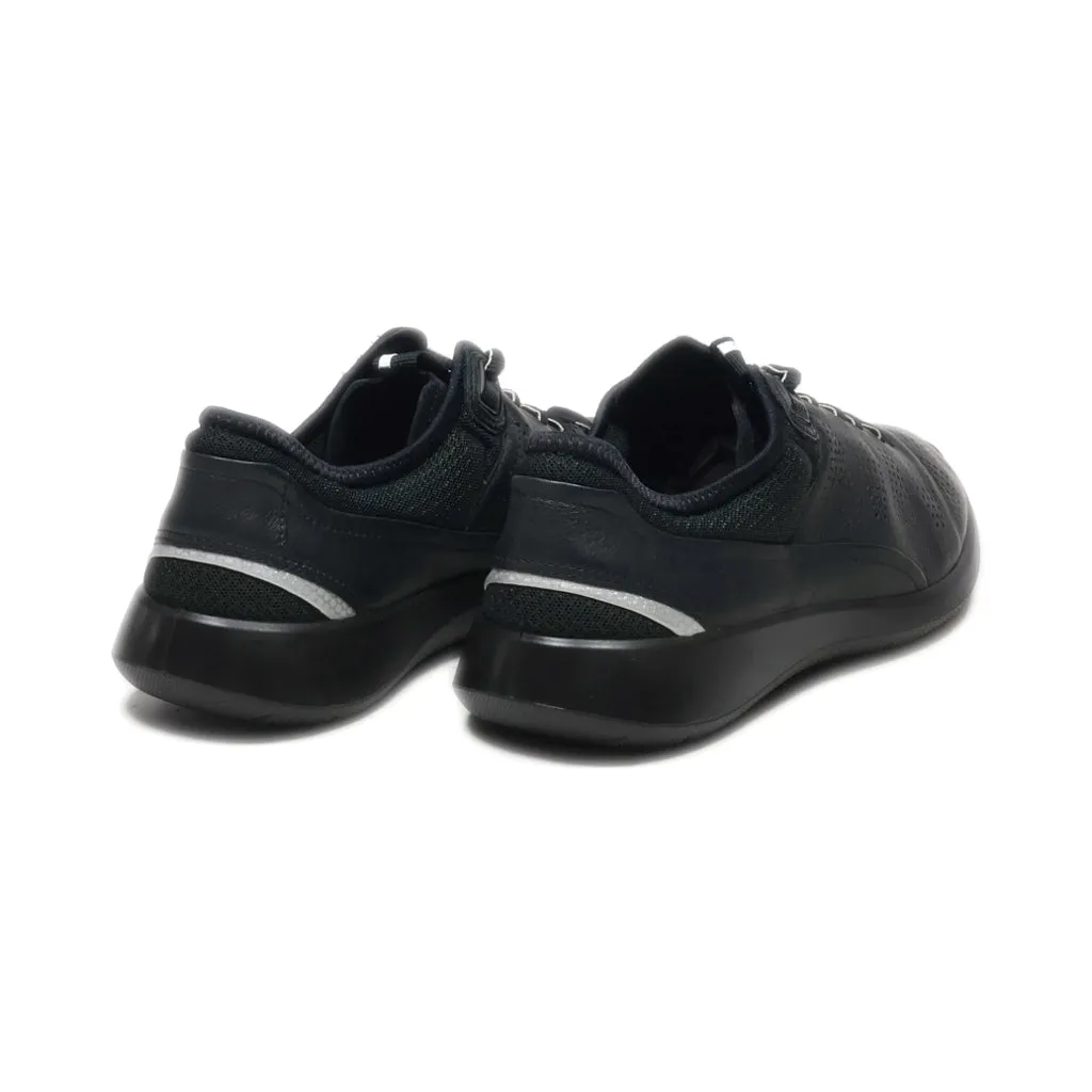 Ecco Soft 5 Low-Top Sneakers Leather Black Colour For Women