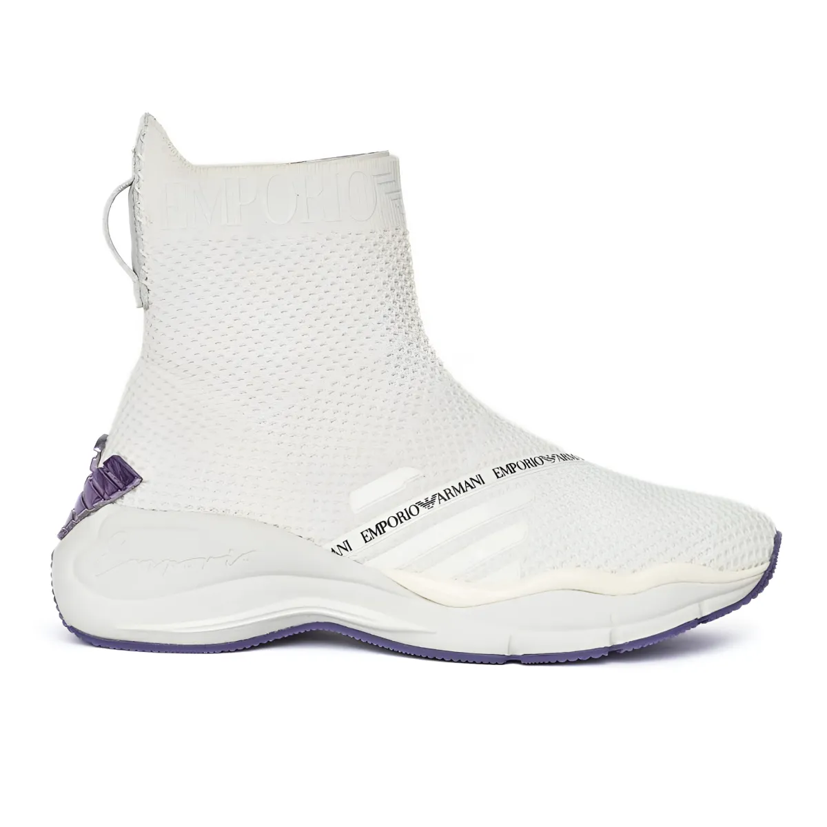 EMPORIO ARMANI Ankle Sock Sneakers Women X3Z061-WHT