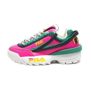 Fila Disraptor Ii Exp Low-Top Sneakers Leather Pink Colour For Women