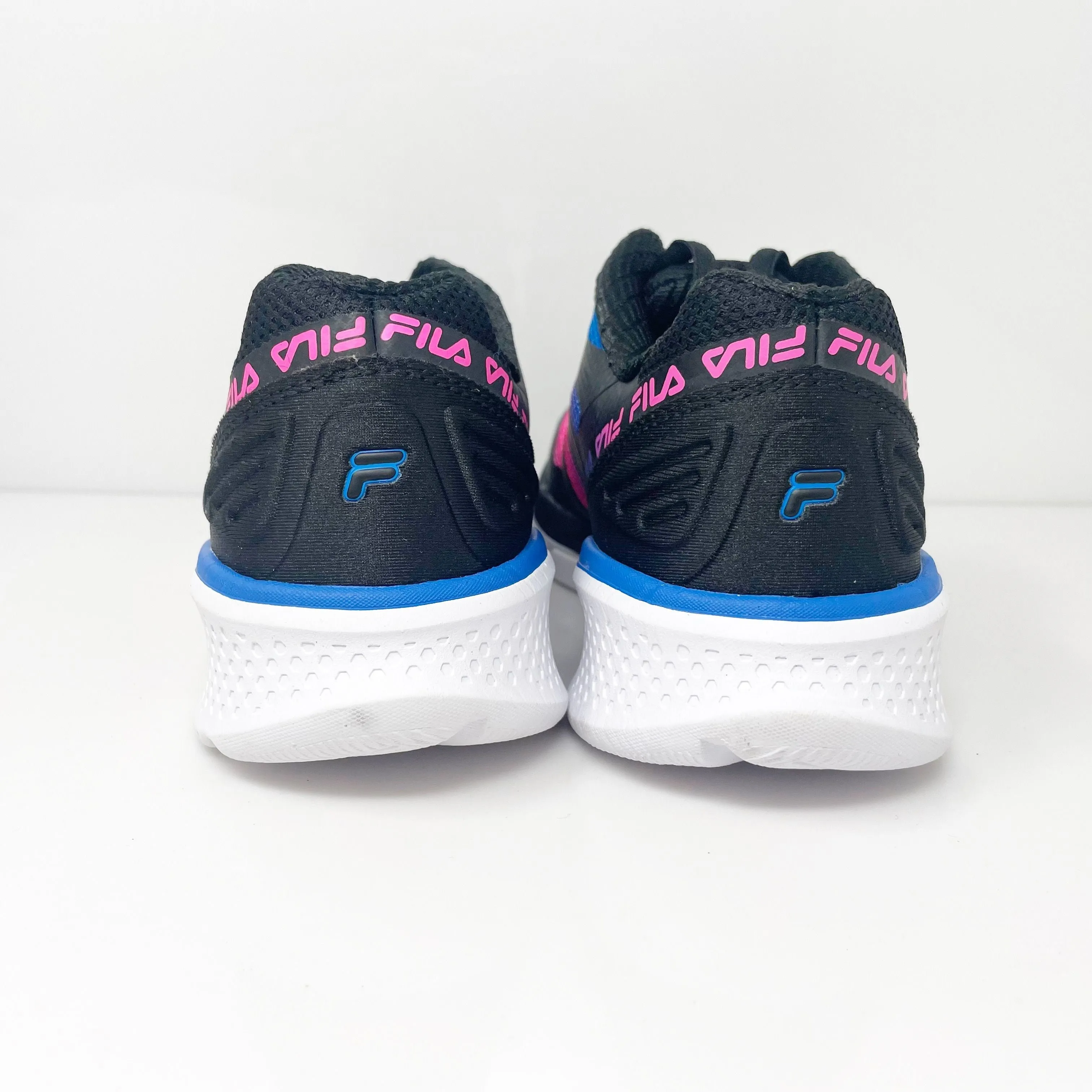 Fila Womens Memory Cryptonic 9 5RM01837-965 Black Running Shoes Sneakers Sz 6.5