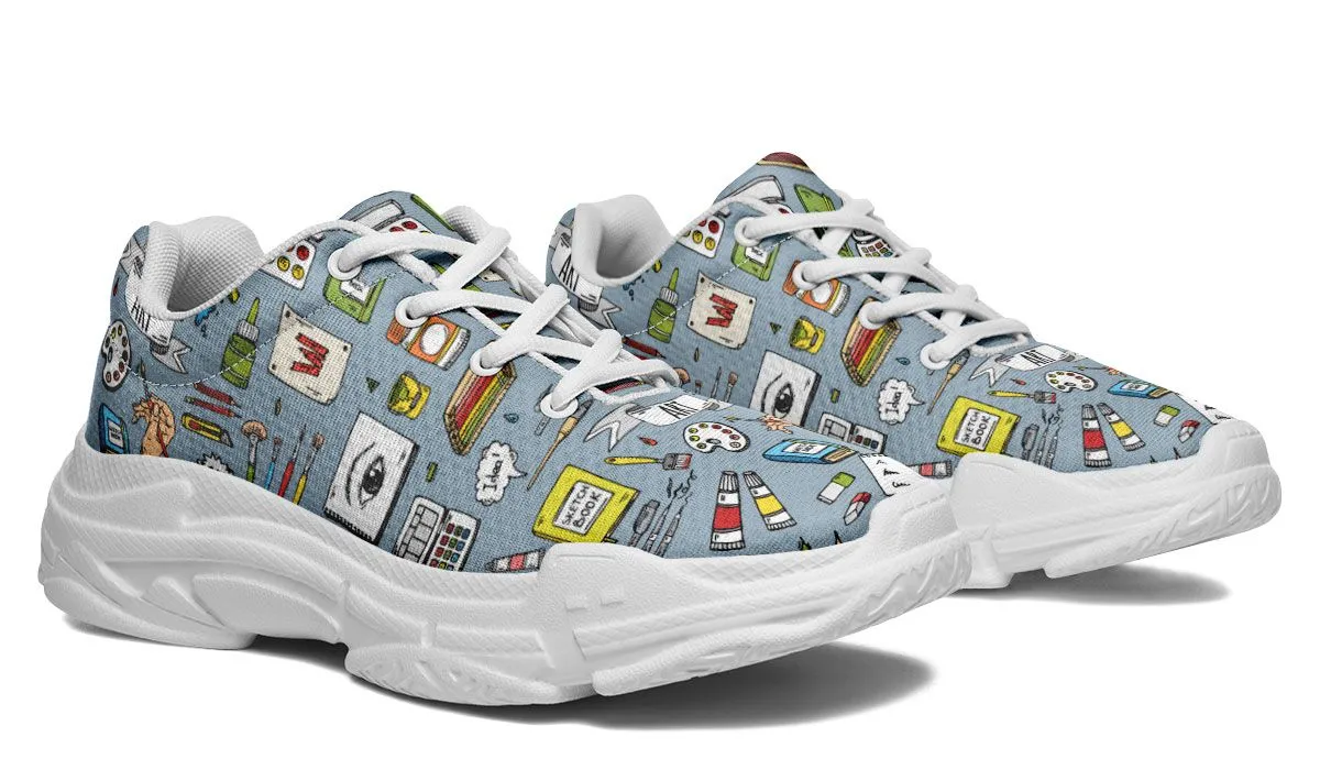 Fine Art Chunky Sneakers