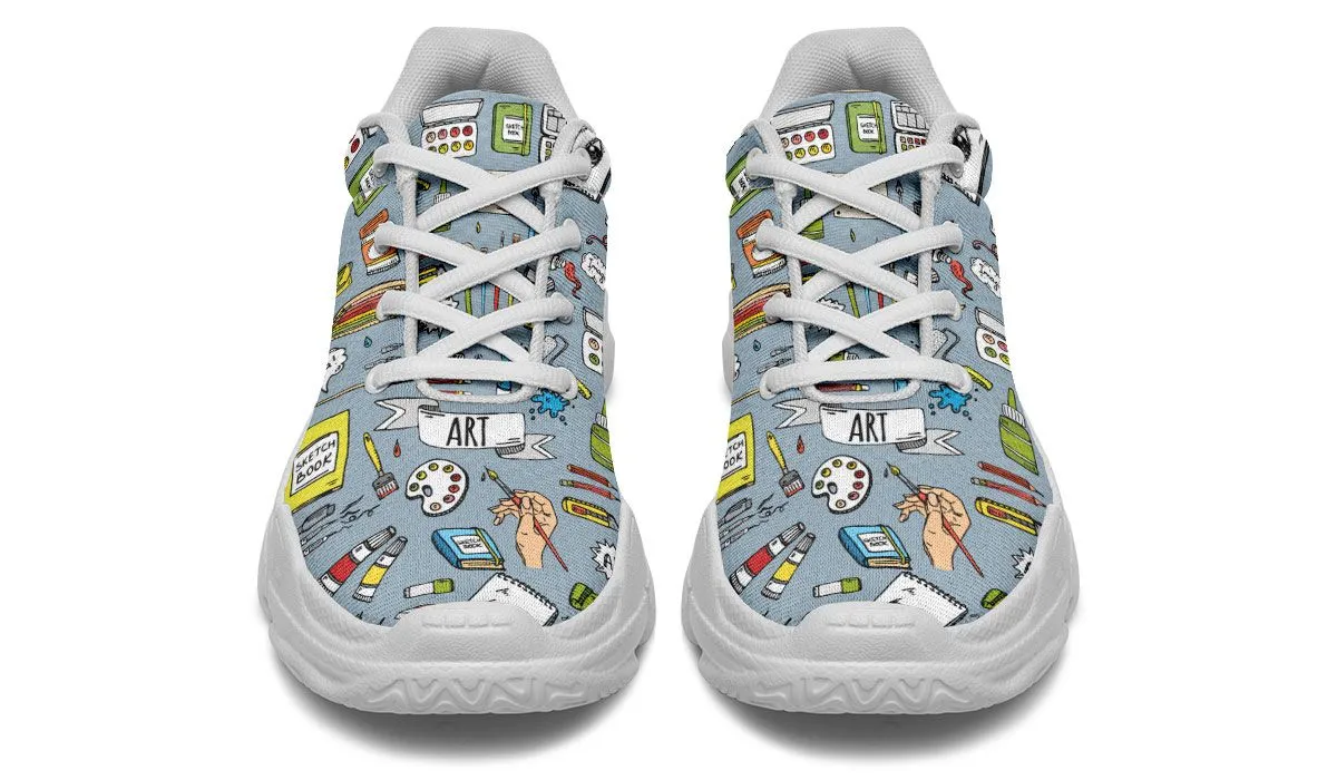 Fine Art Chunky Sneakers