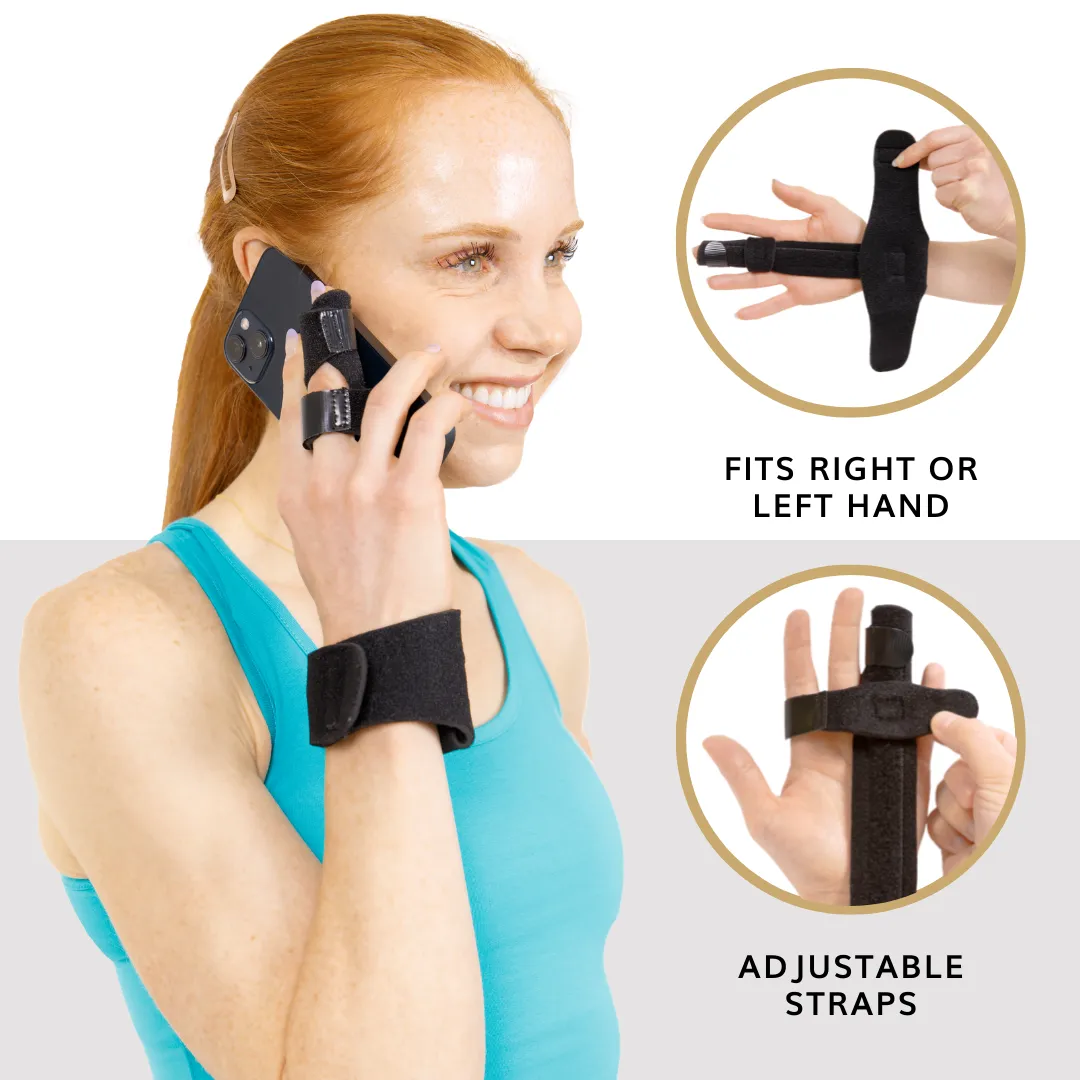 Finger Immobilizer Splint | Support Brace for Trigger Finger, Sprained or Broken Knuckle Treatment