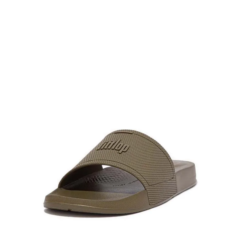 Fitflop Iqushion Men's Pool Slides - Mossy