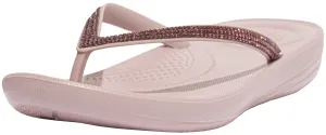 FitFlop Women's iQushion Sparkle Ergonomic Flip-Flop Sandal