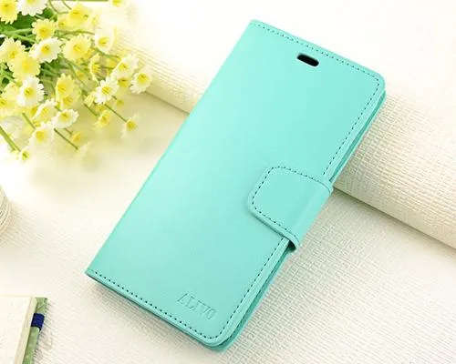 Fold Series Huawei P8 Flip Leather Case - Mint