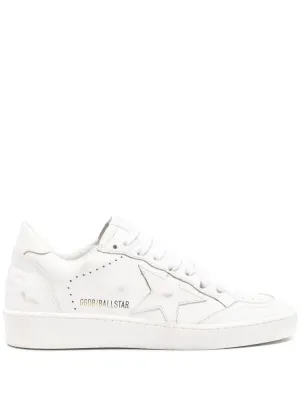 GOLDEN GOOSE Women's White Leather Sneakers - SS24 Collection