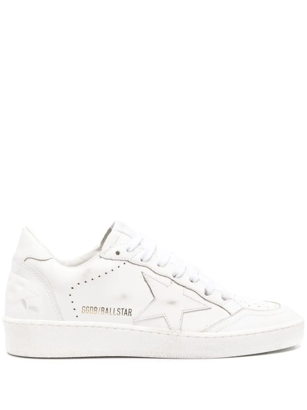 GOLDEN GOOSE Women's White Leather Sneakers - SS24 Collection