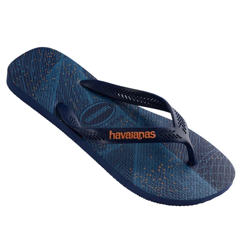 HAVAIANAS Aero Graphic Navy Blue/Navy Blue/Begonia Orange Male