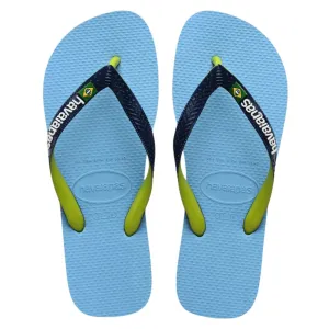 Havaianas Kids Brasil Mix Flip Flop Sandals - Lavender Blue