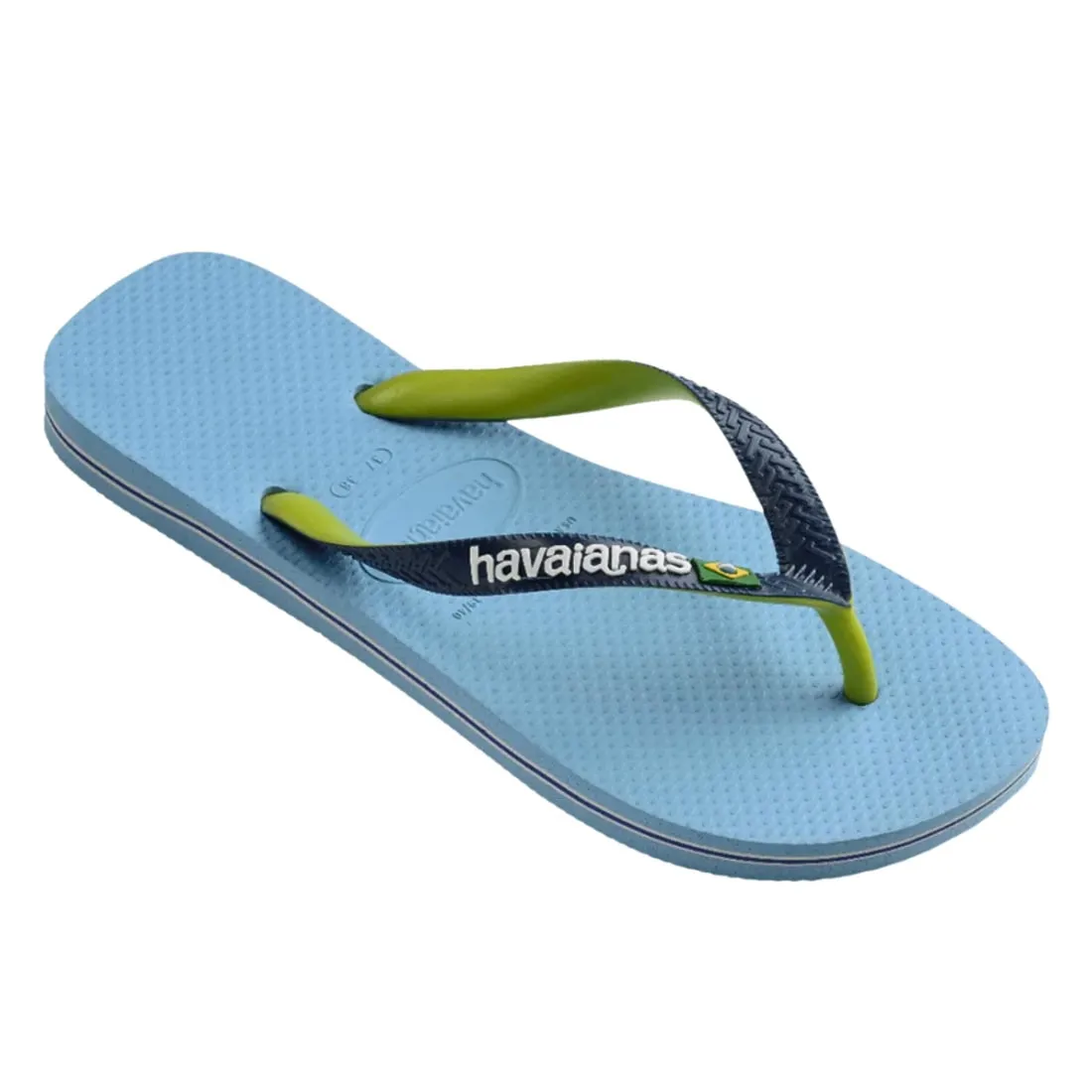 Havaianas Kids Brasil Mix Flip Flop Sandals - Lavender Blue