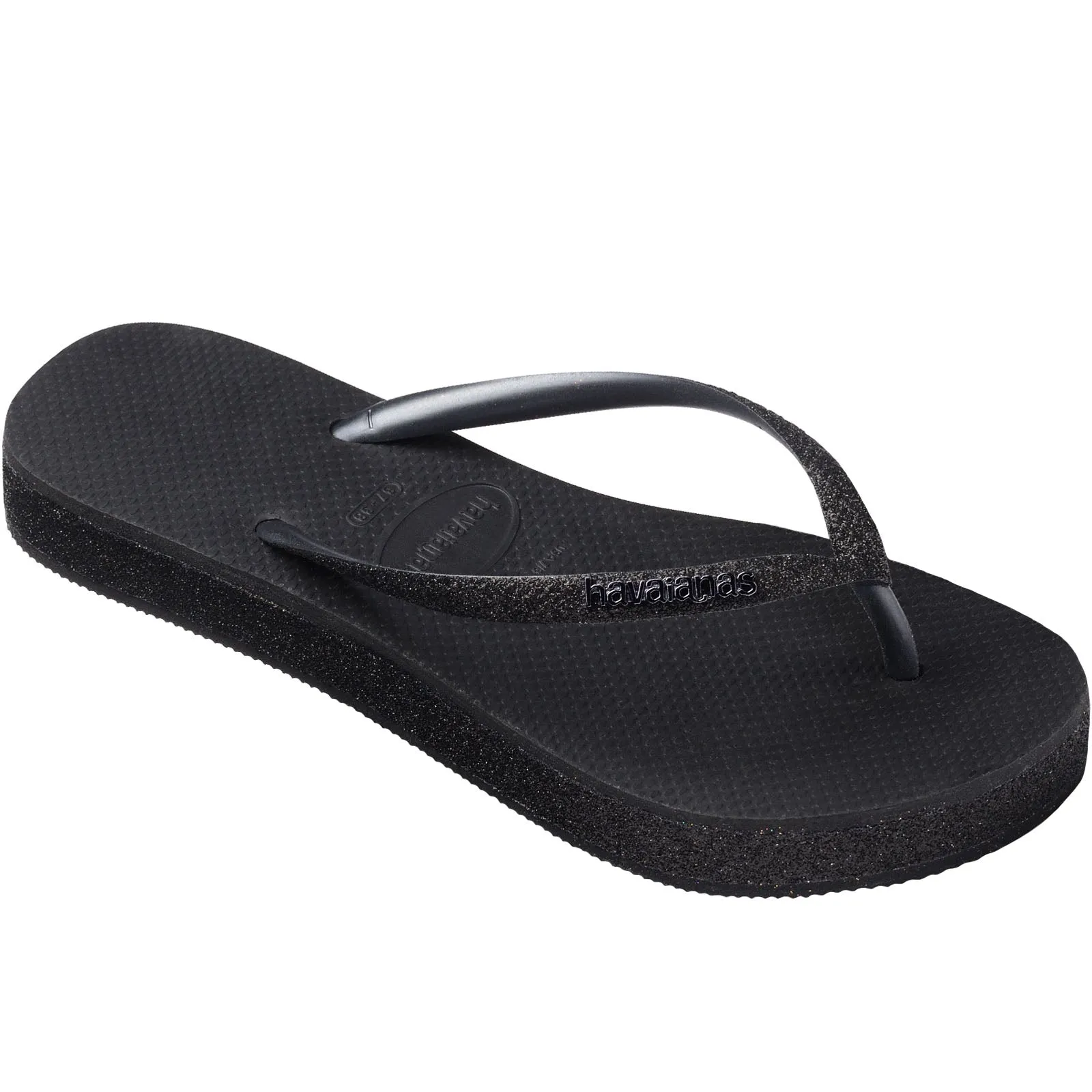 Havaianas Slim Flatform Sparkle Flip Flops