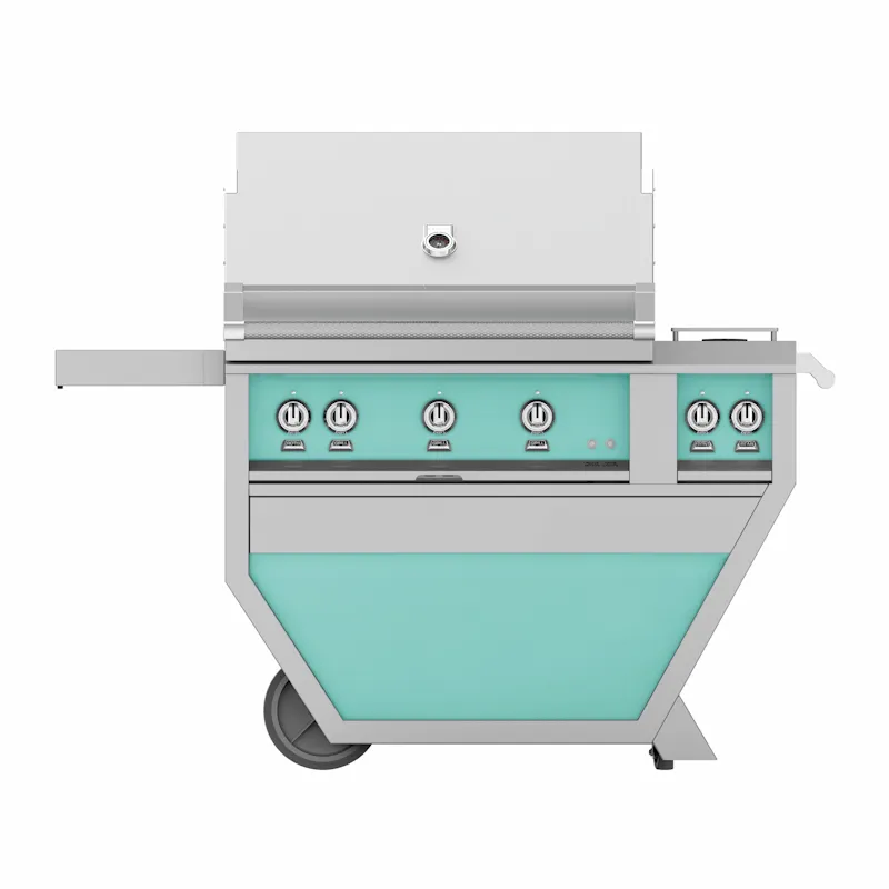 Hestan Outdoor 36" Deluxe Grill with Double Side Burner & Sear Zone