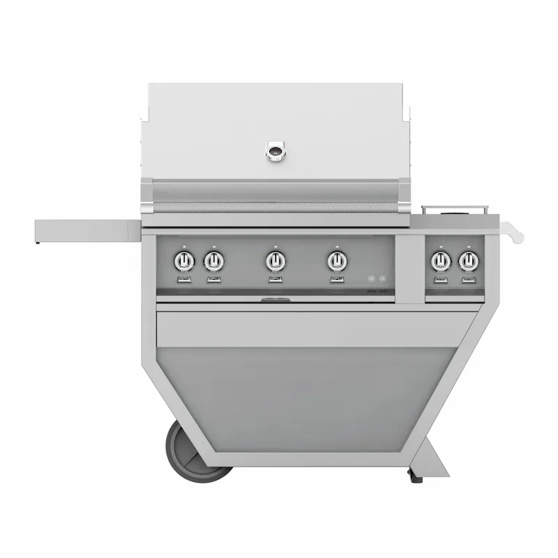 Hestan Outdoor 36" Deluxe Grill with Double Side Burner