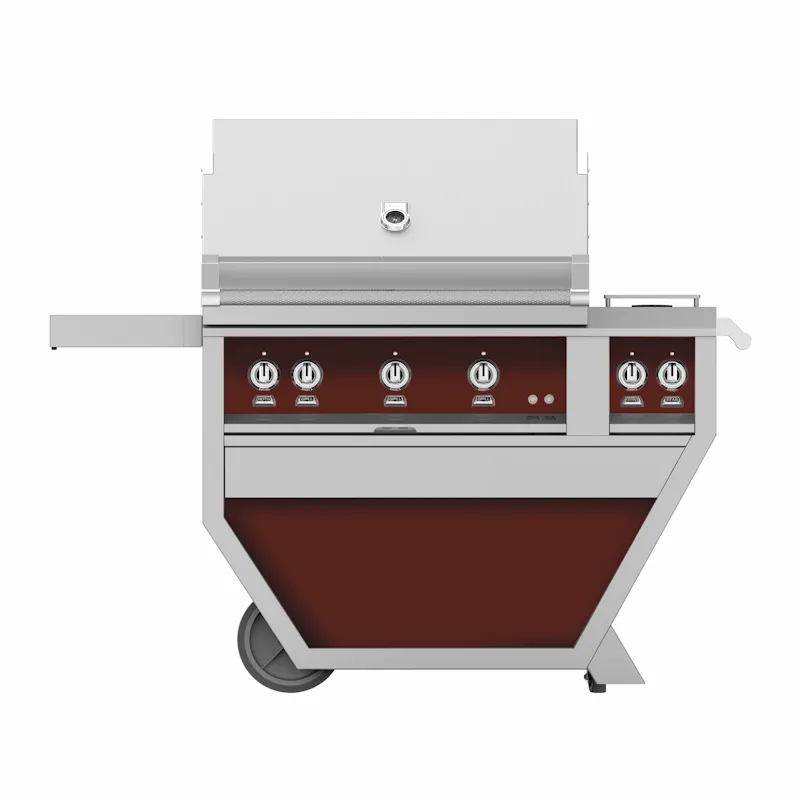 Hestan Outdoor 36" Deluxe Grill with Double Side Burner