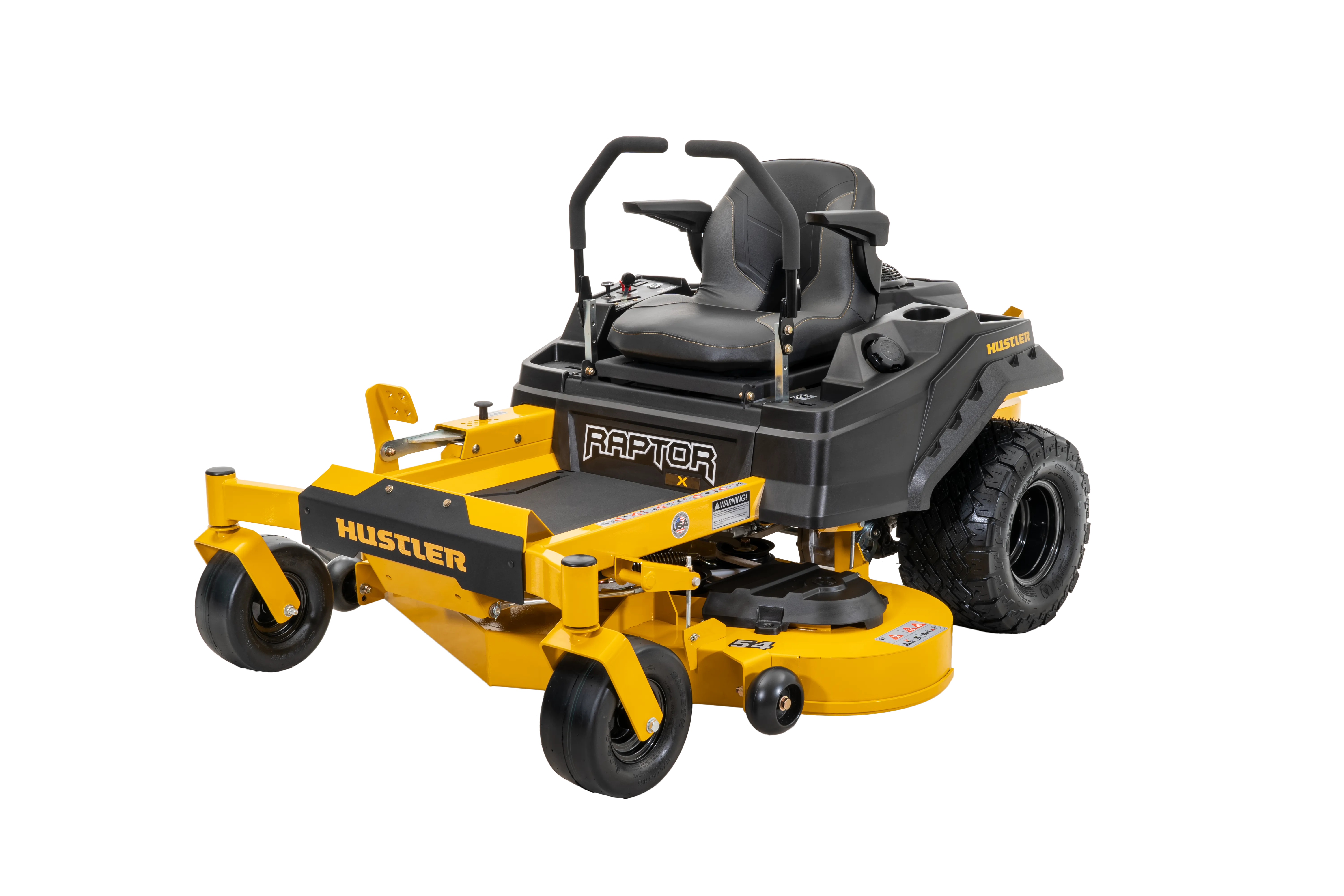 Hustler Turf Raptor X - 54in Deck - Zero-Turn Riding Lawn Mower - 21.5HP Kawasaki FR651 - 2023 Edition