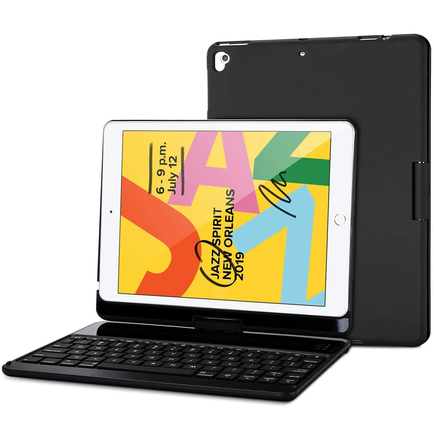 iPad 10.2" 7th Gen/ 8th Gen/ 9th Gen Case with Wireless Keyboard | ProCase