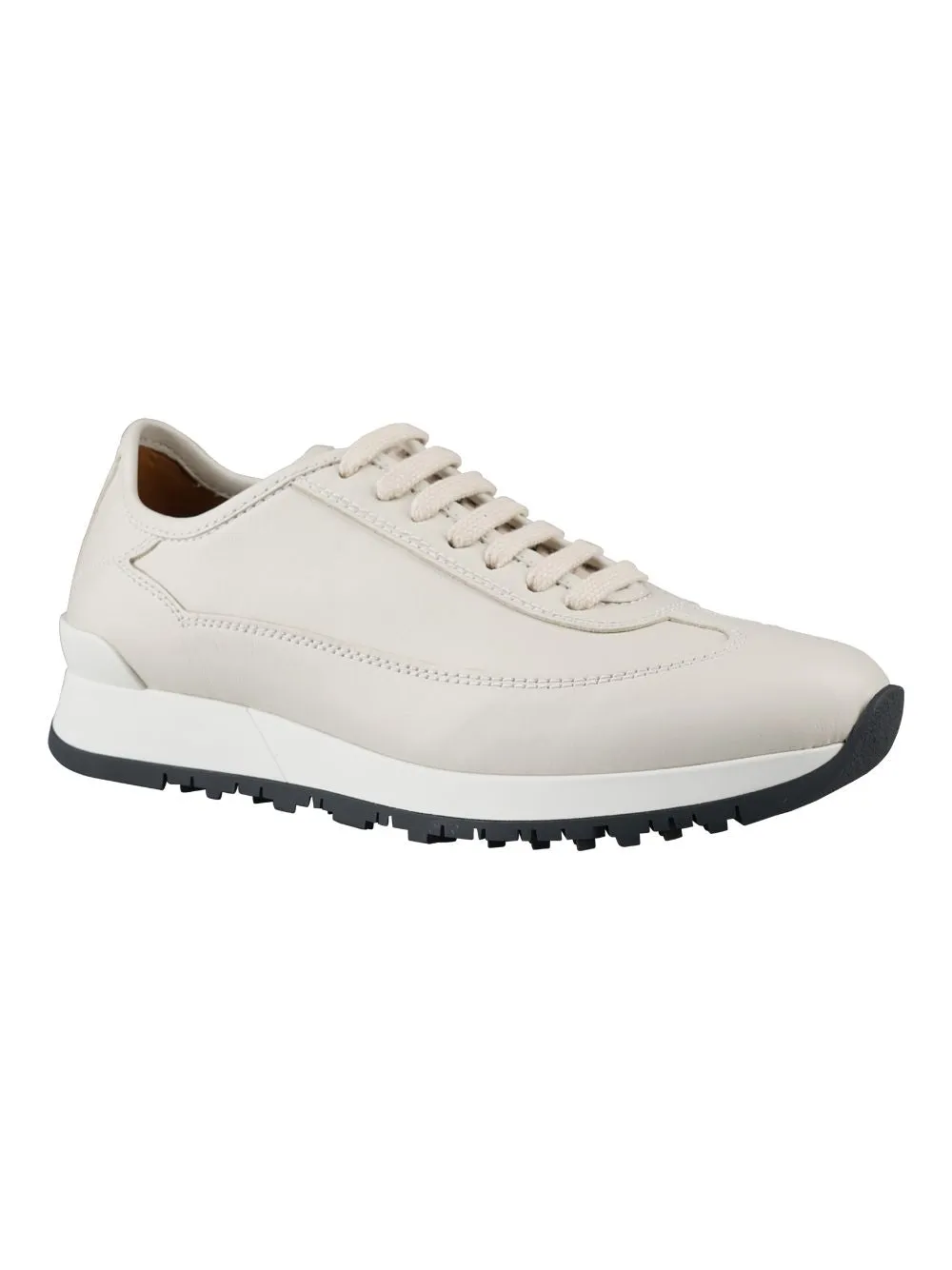 JOHN LOBB WHITE Leather Sneakers for Men - SS23 Collection