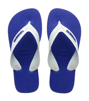 Kids Max Flip Flops - Naval Blue White