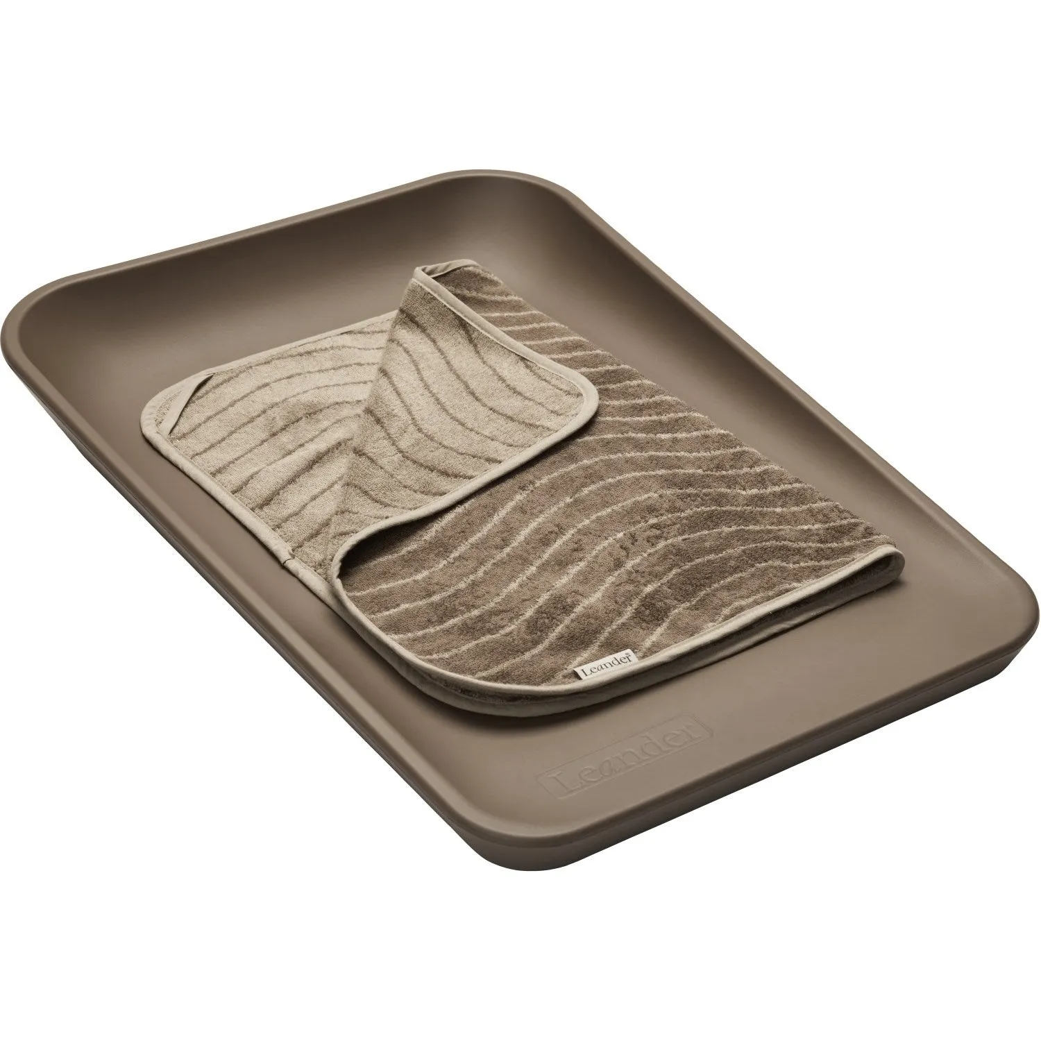 Leander Mocca Leander Topper Til Changing Pad Woodland