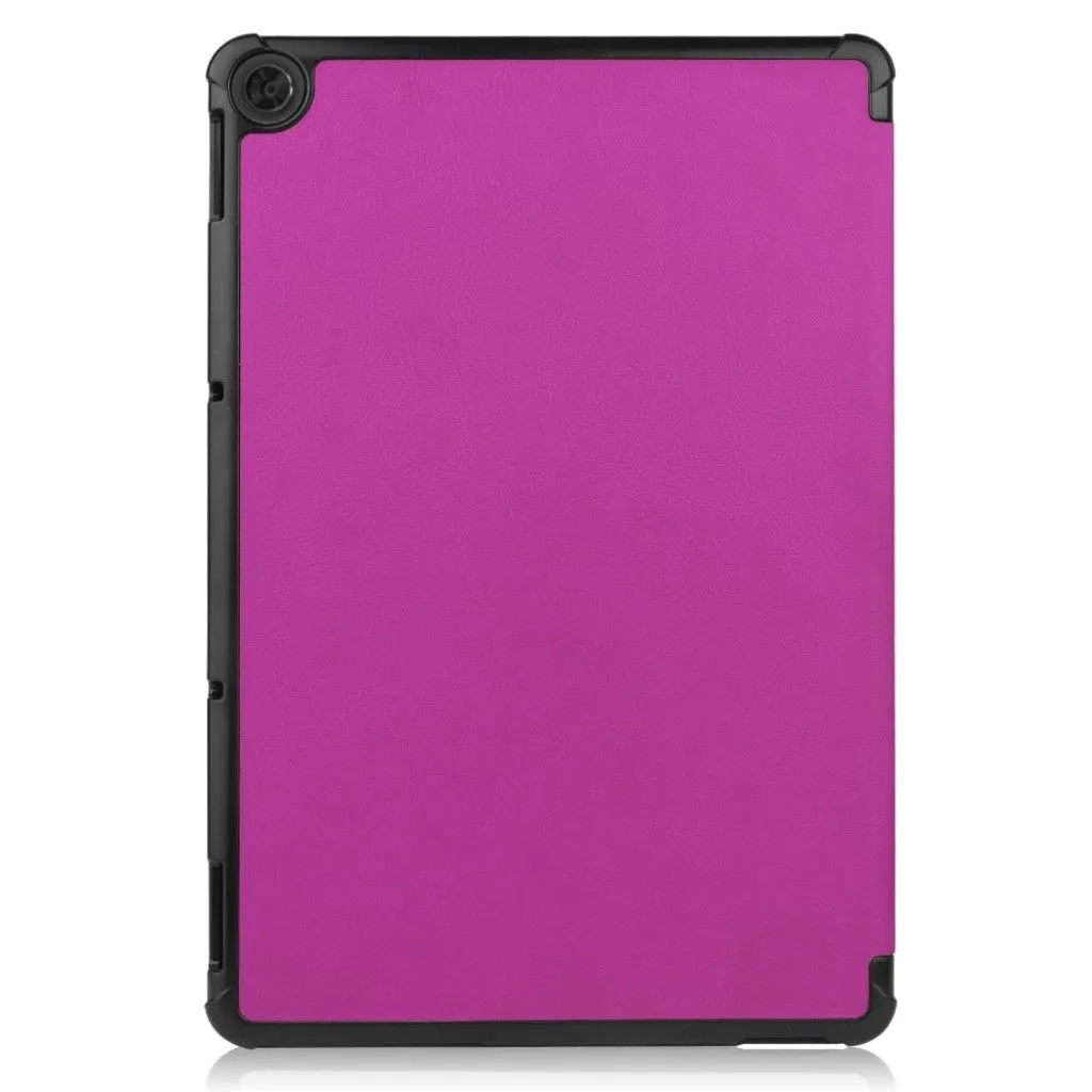 Lenovo Chromebook Duet litchi leather flip case - Purple