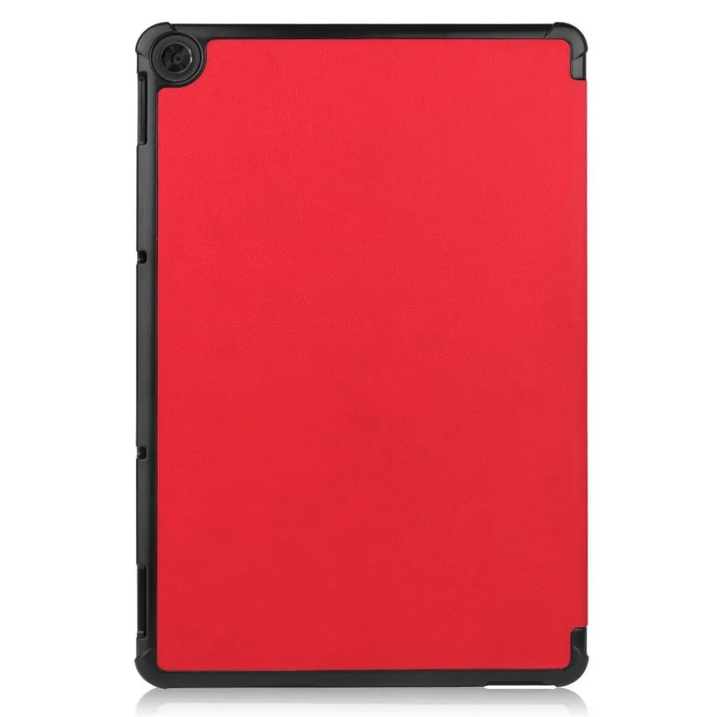 Lenovo Chromebook Duet litchi leather flip case - Red