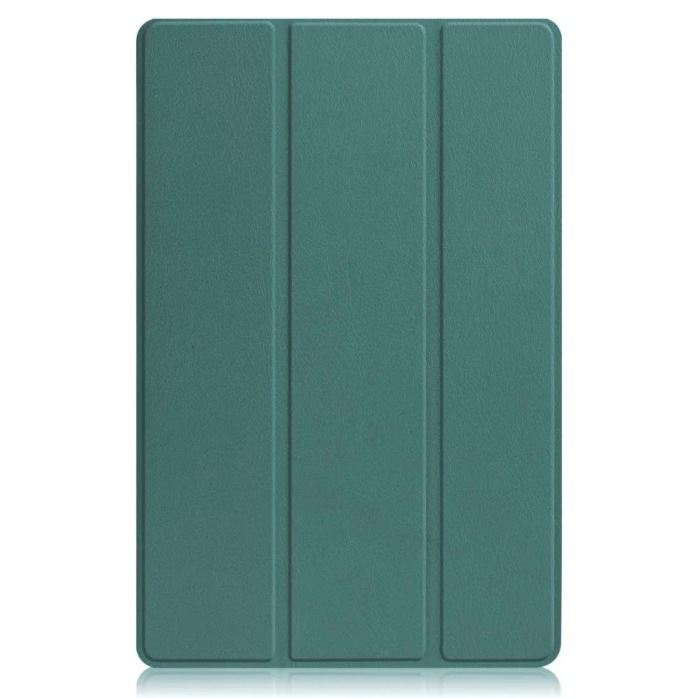 Lenovo Tab P12 Pro tri-fold leather flip case - Green