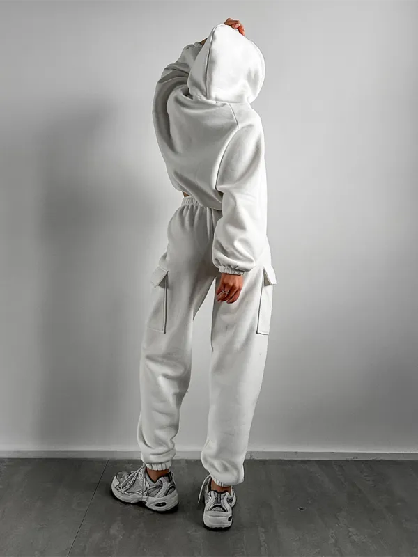 Lounge Street Cargo Sweatpants & Hooded Sweatshirt