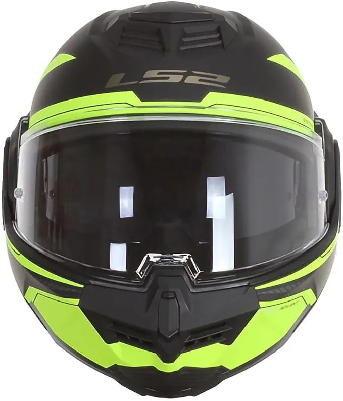 Ls2 Ff906 Advant Revo Modular Helmet Matt Black H-V Yellow-06