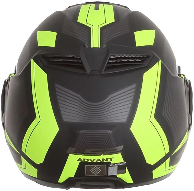 Ls2 Ff906 Advant Revo Modular Helmet Matt Black H-V Yellow-06