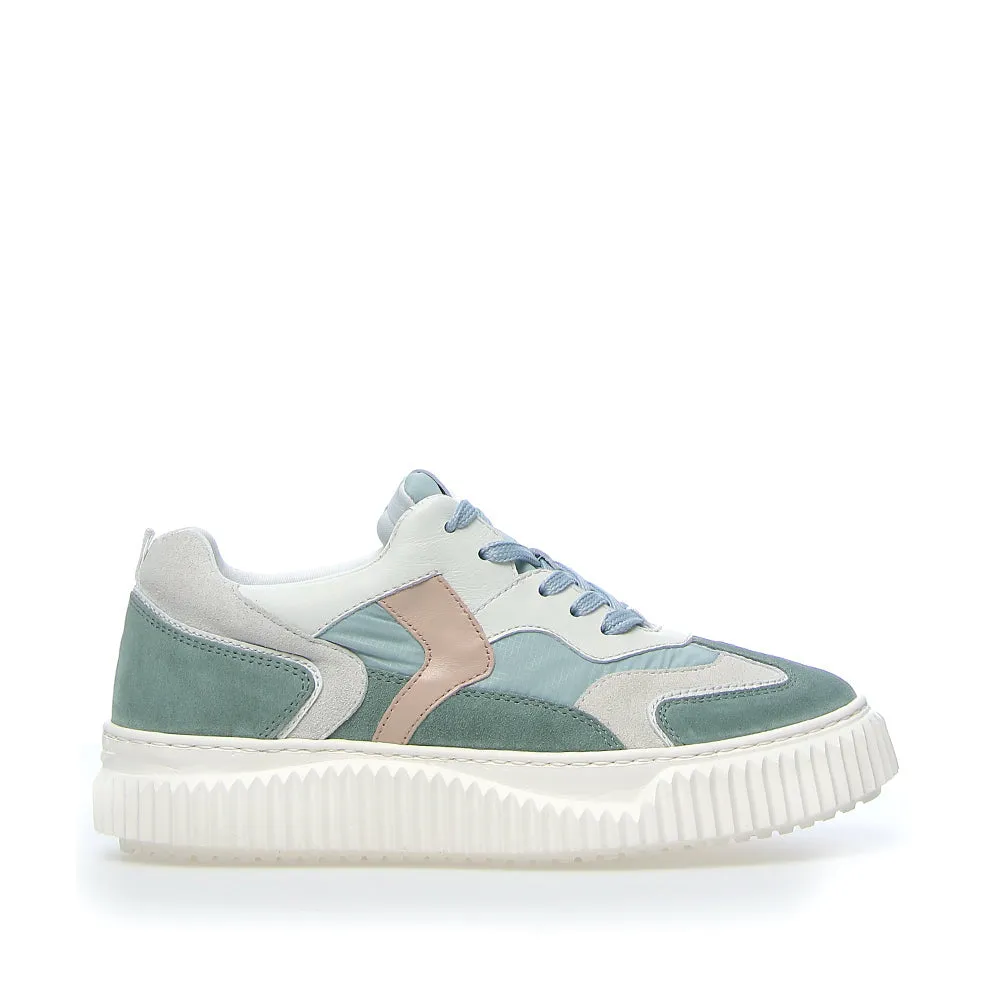 Malvina Sage Green Chunky Sneakers