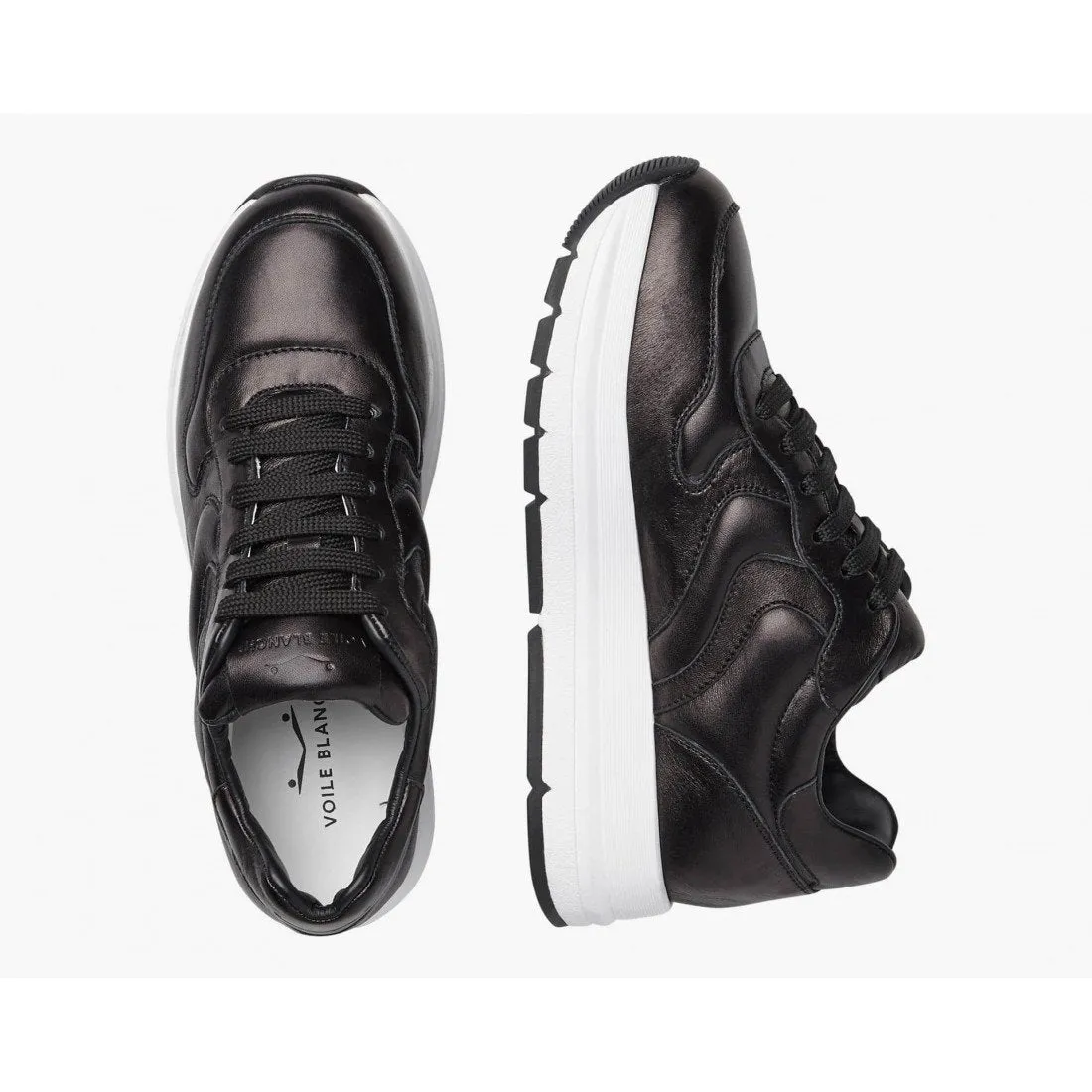 Maran Pump Black Chunky Sneakers