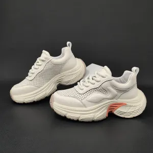 Men Fashion Breathable Chunky Sole Casual Sneakers