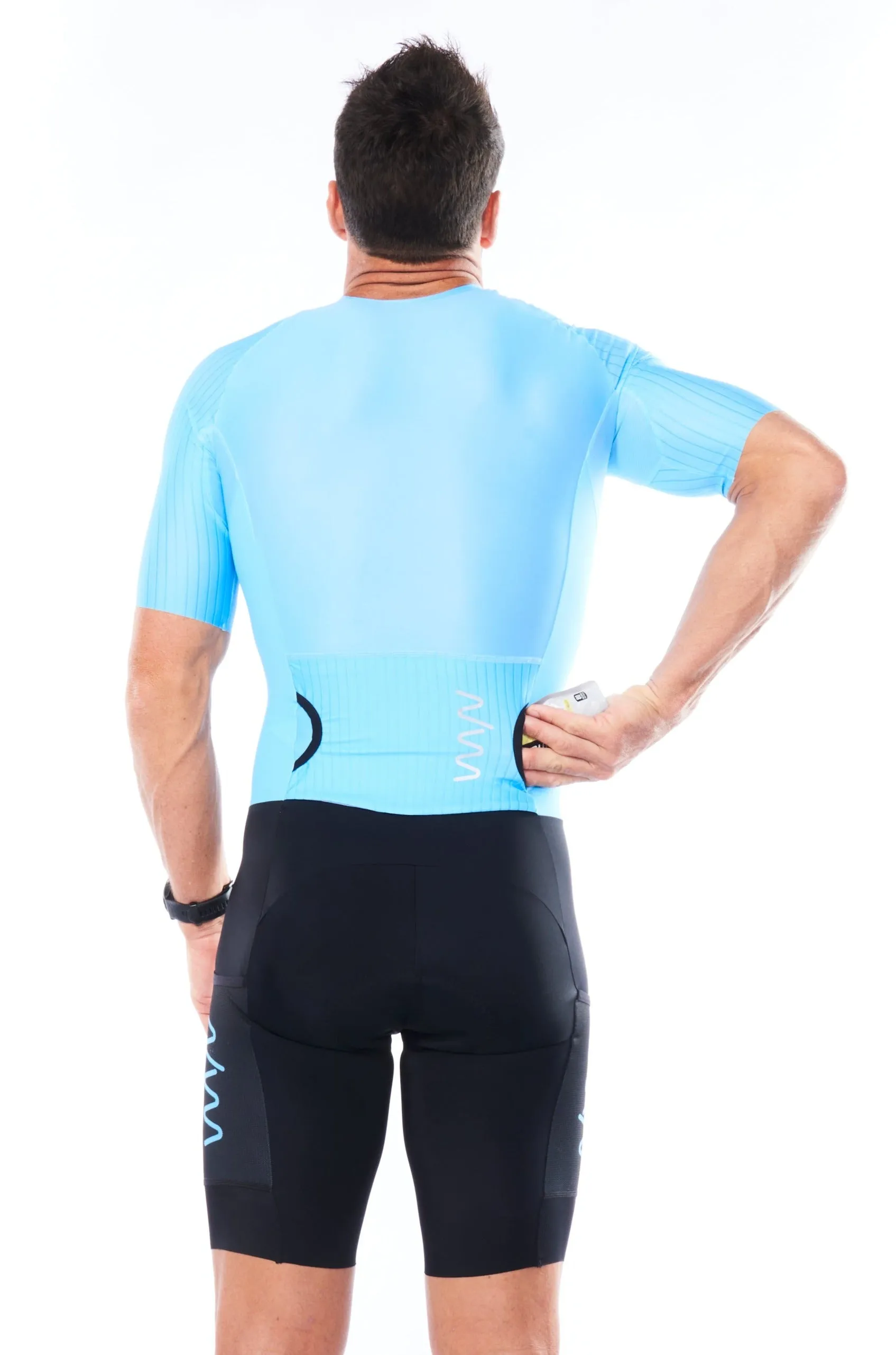 Men's Hi Velocity X Triathlon Suit - Sky Blue