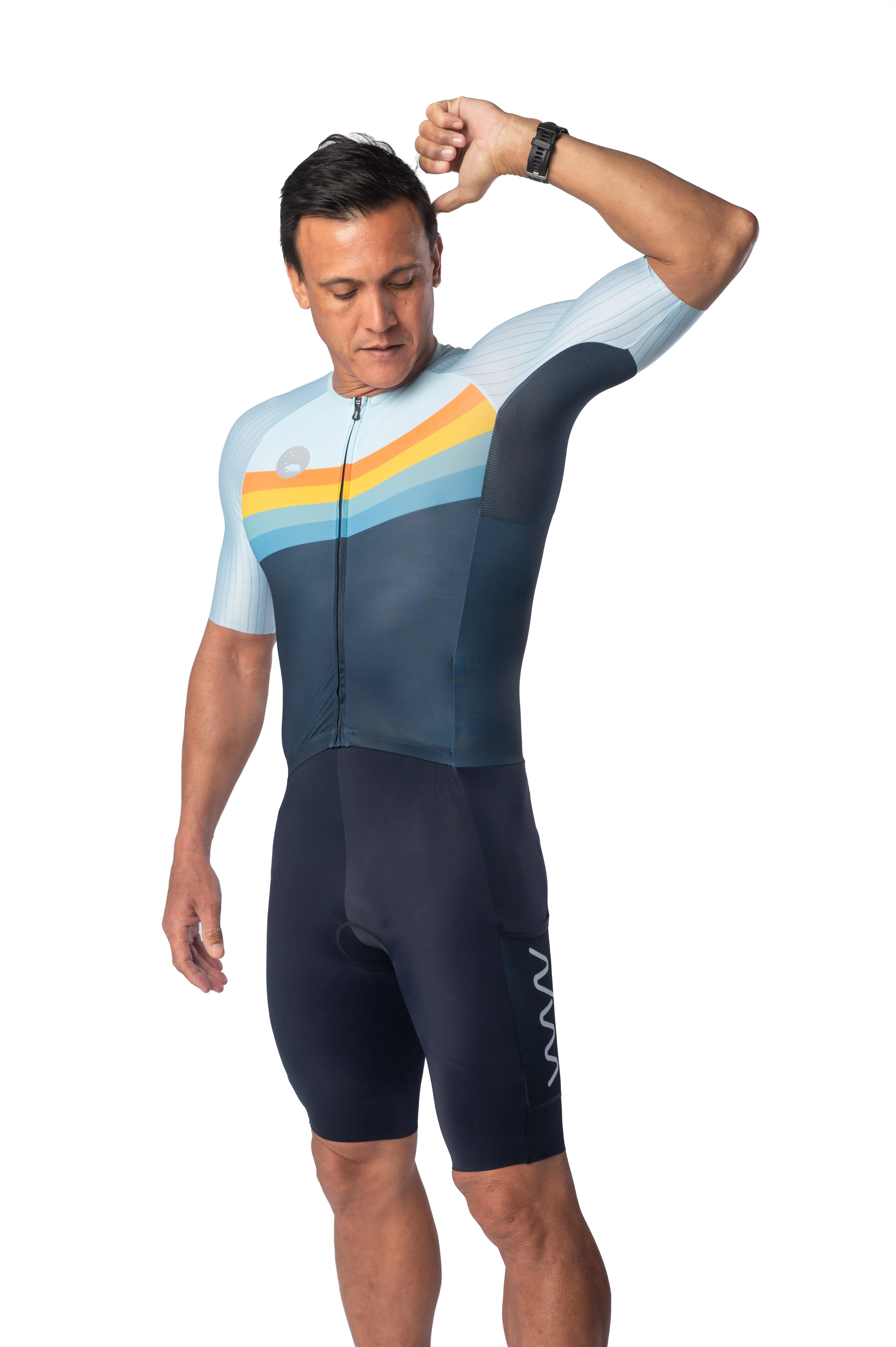 Men's LTD Hi Velocity X Triathlon Suit - NorCal Blue