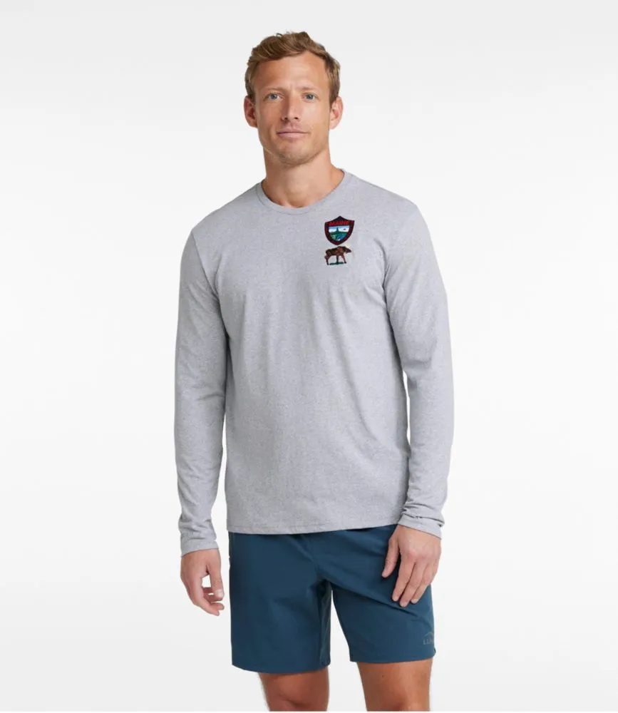 Men's MIF&amp;W Tee, Long-Sleeve Moose