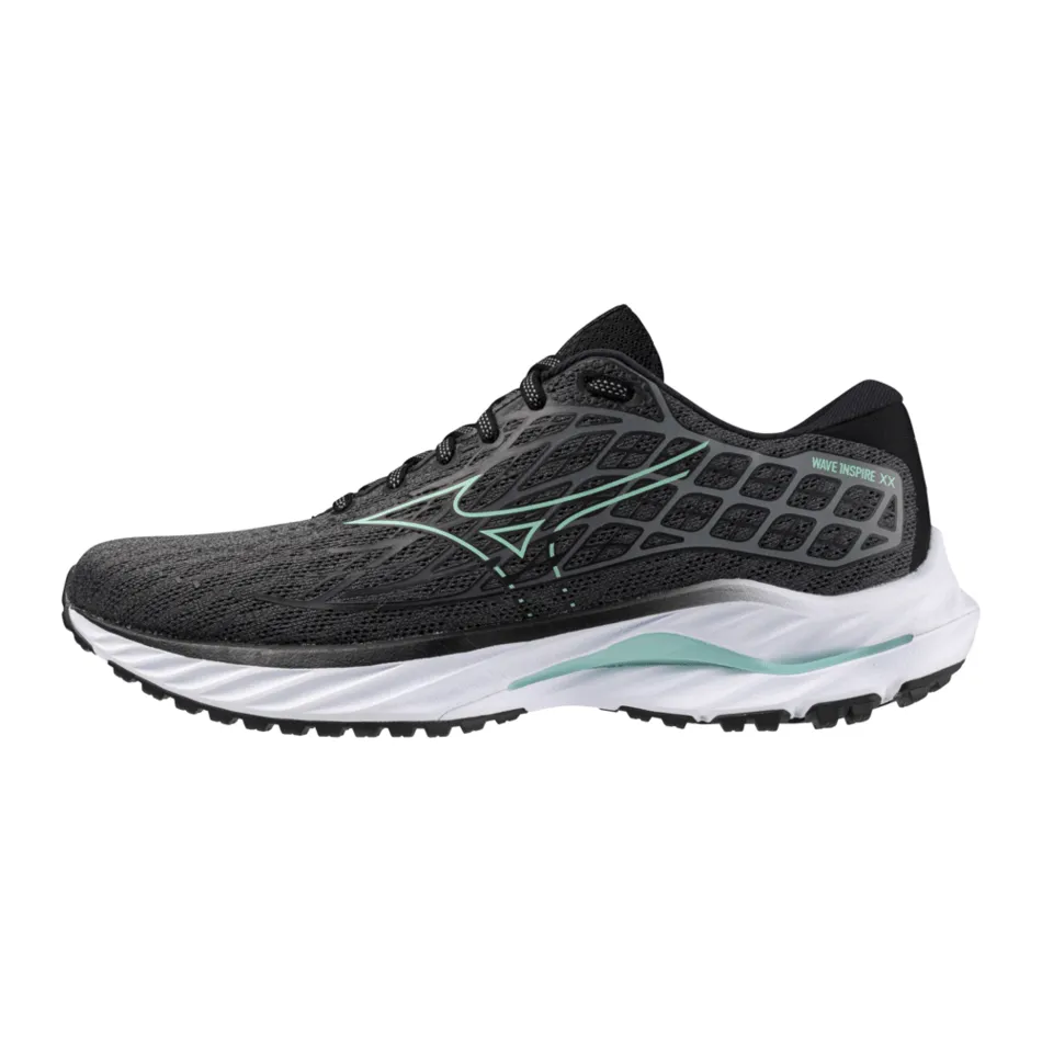 Mizuno Wave Inspire 20 Women's Running Shoes AW24 - Iron Gate/Dusty Jade Green/Black