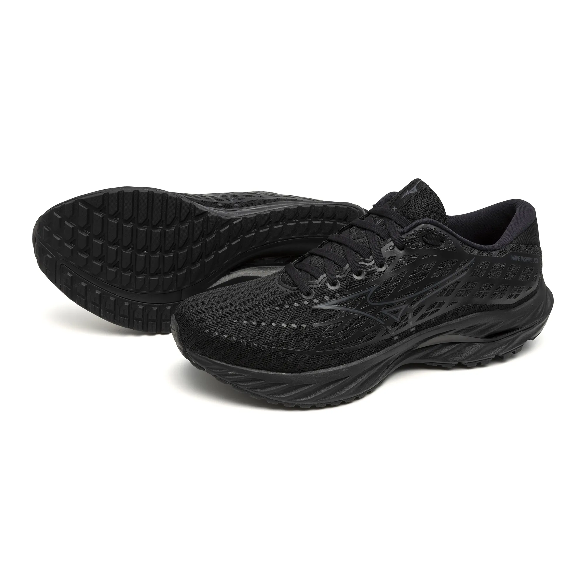 Mizuno Women's Wave Inspire 20 D - Black/Ultimate Gray/Black