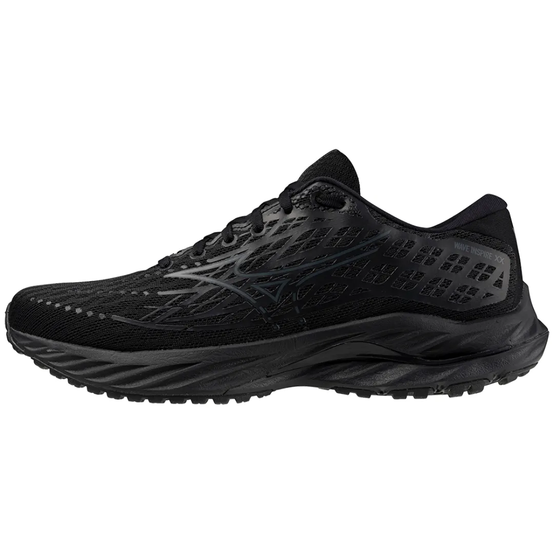 Mizuno Women's Wave Inspire 20 D - Black/Ultimate Gray/Black