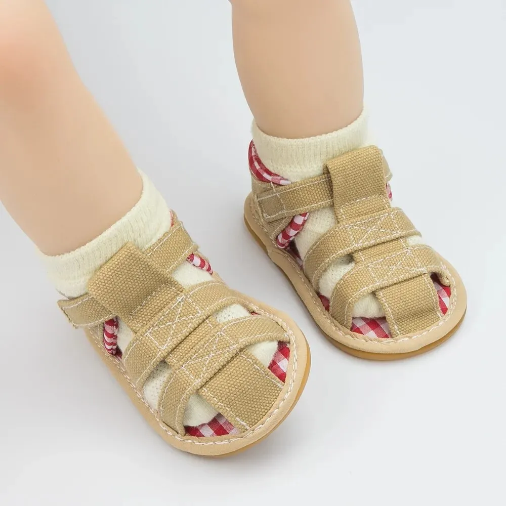 New Summer Baby Sandals Infant Girl Non-slip Rubber Sole Net Flat Heel Garden Girl Sandals - BGSD50783