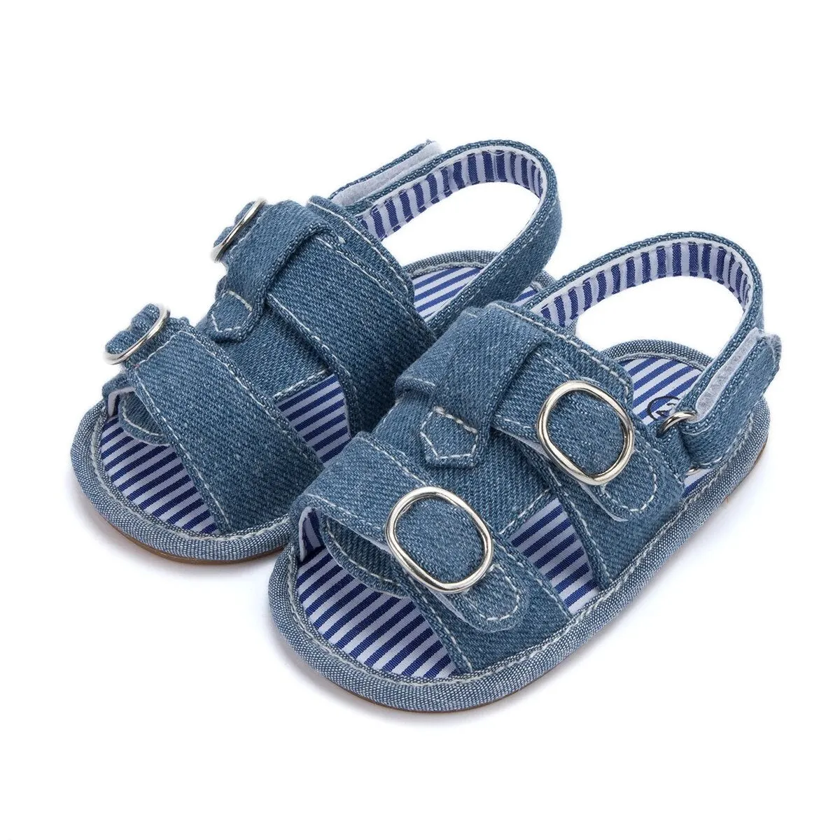 New Summer Baby Sandals Infant Girl Non-slip Rubber Sole Net Flat Heel Garden Girl Sandals - BGSD50783