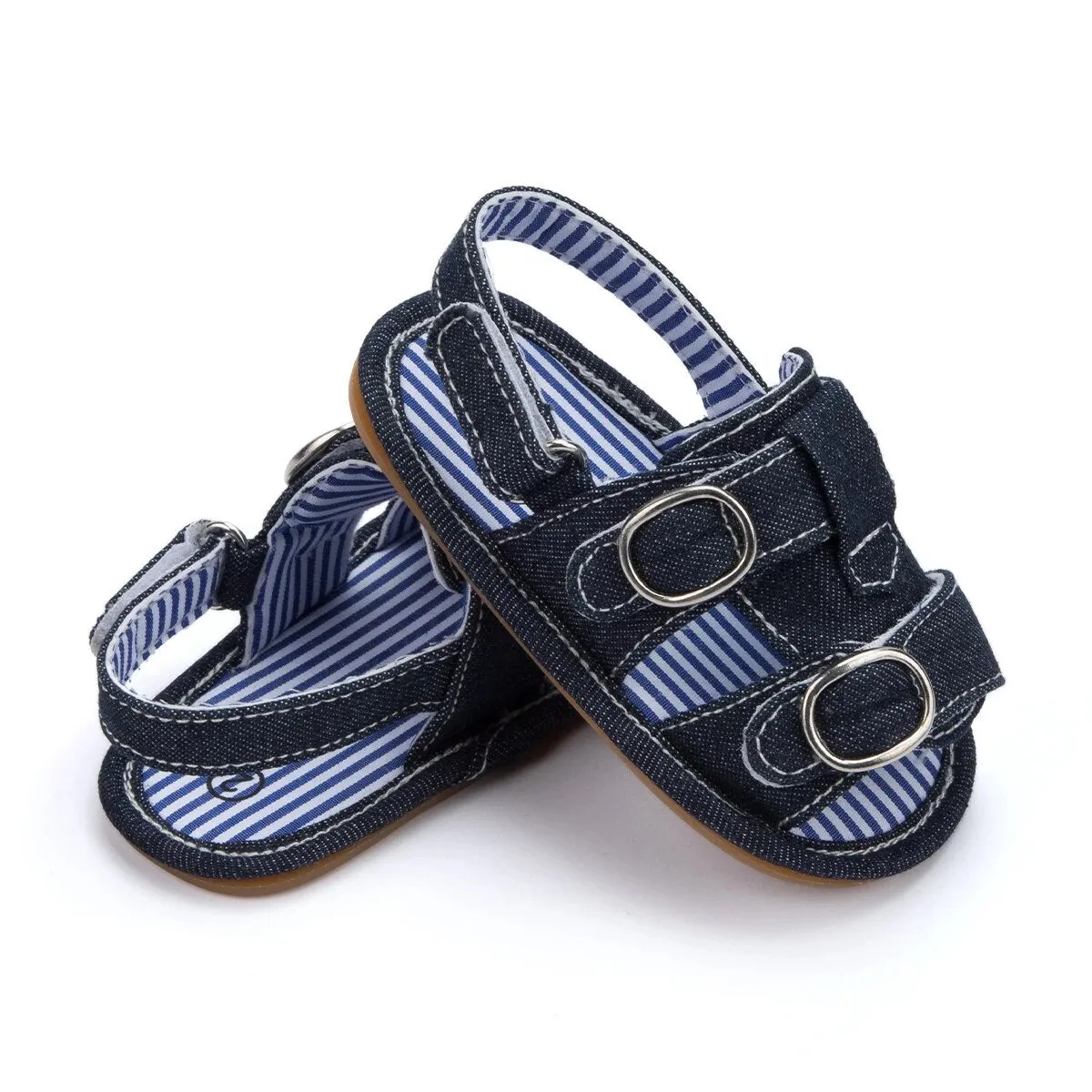 New Summer Baby Sandals Infant Girl Non-slip Rubber Sole Net Flat Heel Garden Girl Sandals - BGSD50783