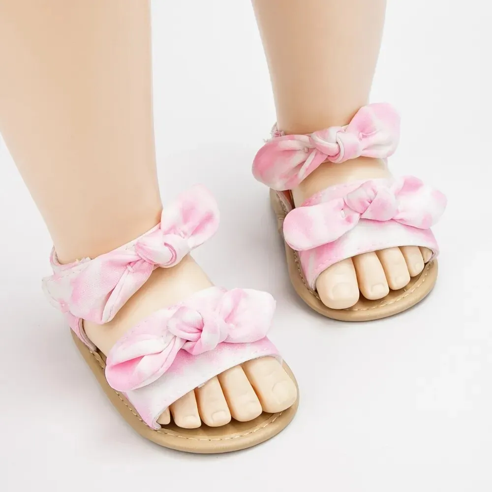 New Summer Baby Sandals Infant Girl Non-slip Rubber Sole Net Flat Heel Garden Girl Sandals - BGSD50783