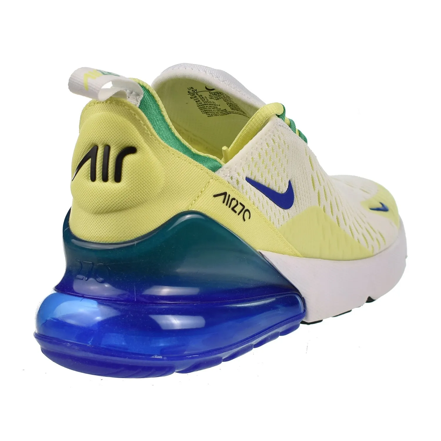 Nike Air Max 270 (GS) Big Kids' Shoes White-Game Royal