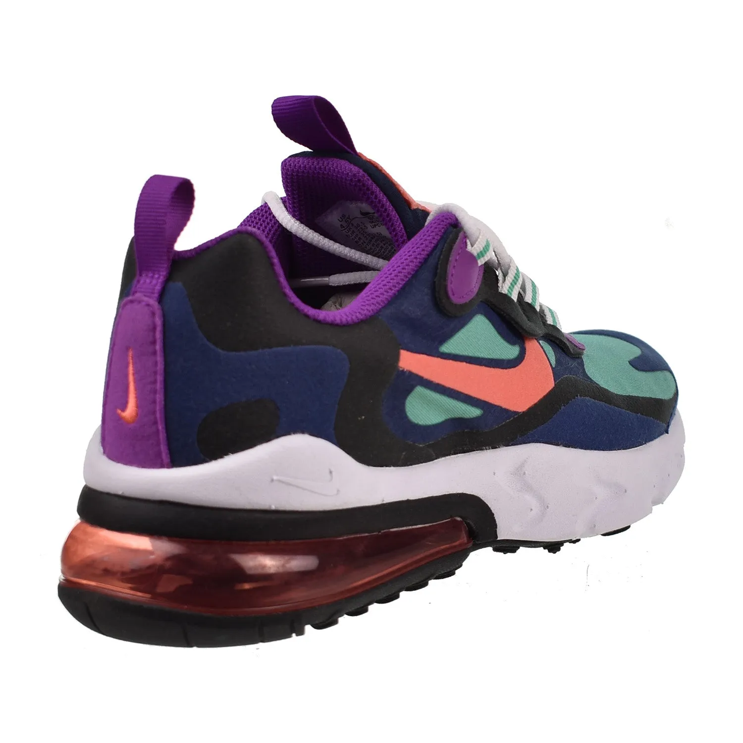 Nike Air Max 270 React (GS) Big Kids' Shoes React Blue Void-Magic Ember