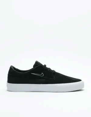 Nike SB Shane Skate Shoes - Black/White-Black