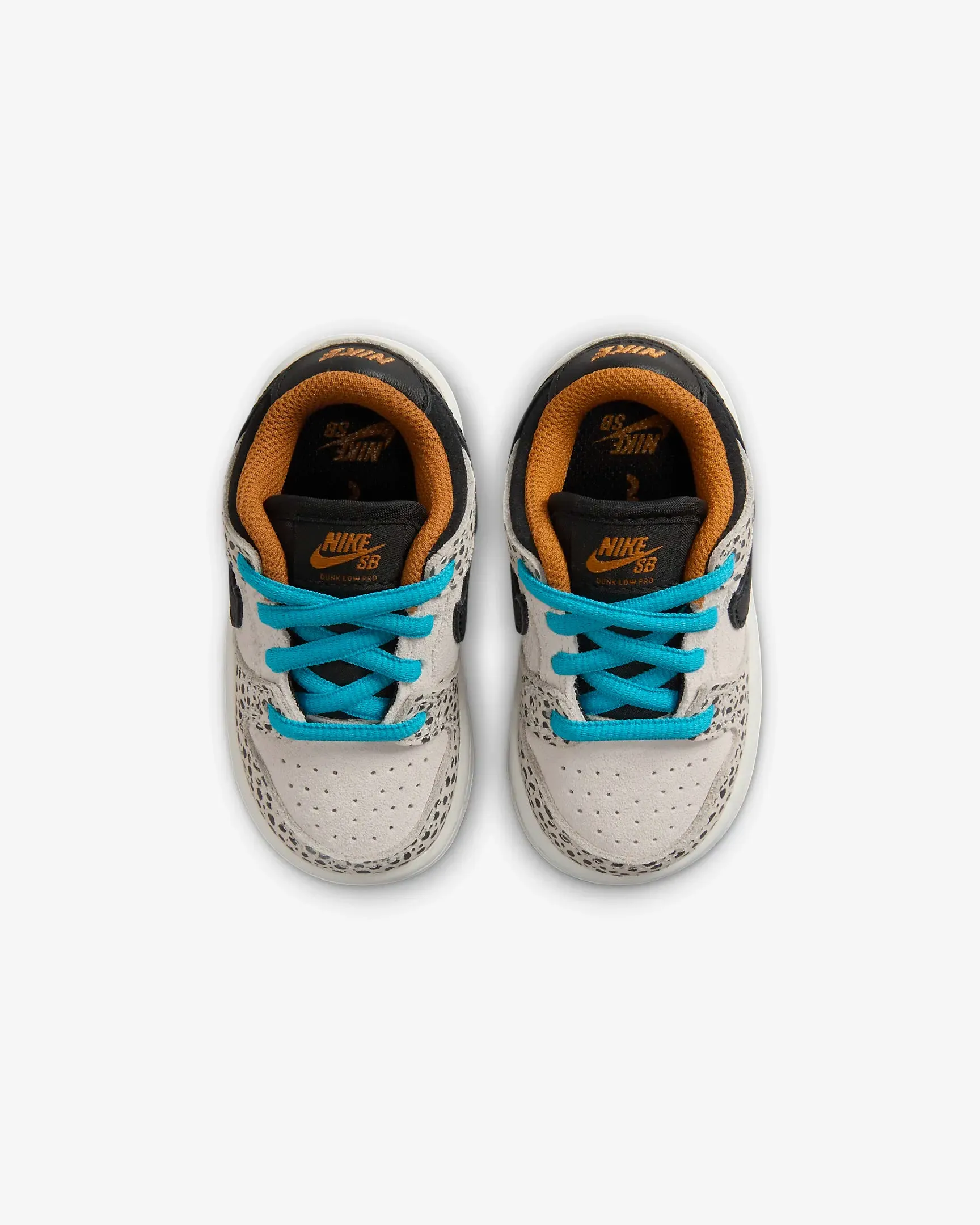 Nike Toddler Dunk Low Pro Electric Shoe - PHANTOM/BLACK MONARCH