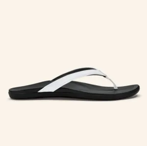 Olukai Women's Ho'opio White/Onyx 202944ROX