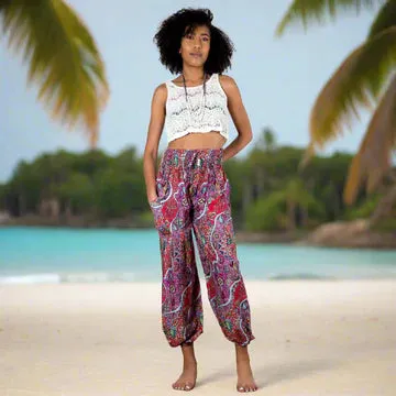 Paisley Print Bali Pants